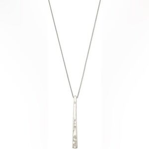 Kendra Scott Zorte Adjustable Long Pendant in Bright Silver